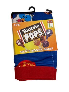 Tootsie Pops Mens Boxer Briefs L Candy Graphic Novelty Underwear
